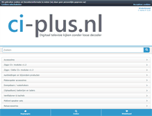 Tablet Screenshot of ci-plus.nl